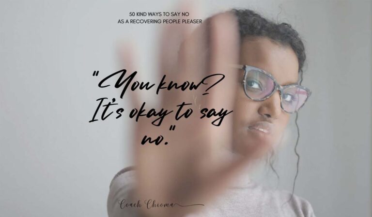 50 kind to say no As a recovering people pleaser